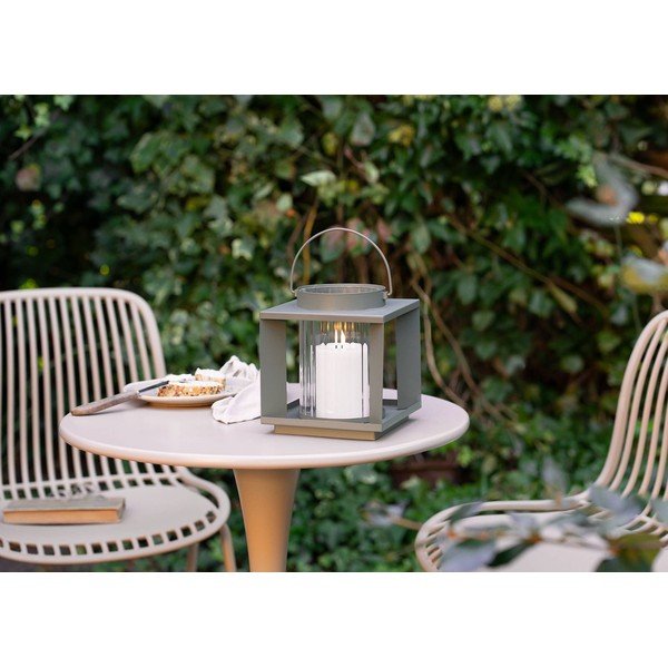 Iš metalo/iš stiklo žibintas (aukštis 20,5 cm) Lohals – House Nordic-image-2