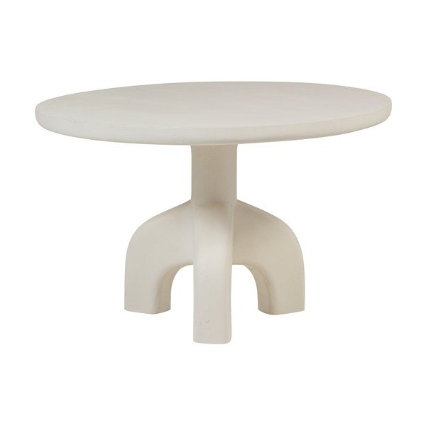 Iš plastiko apvalios formos sodo valgomojo stalas ø 120 cm Luno – WOOOD-image-2