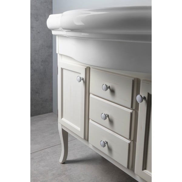 Iš keramikos praustuvas baltos spalvos 100x54,5 cm Retro – Sapho-image-3