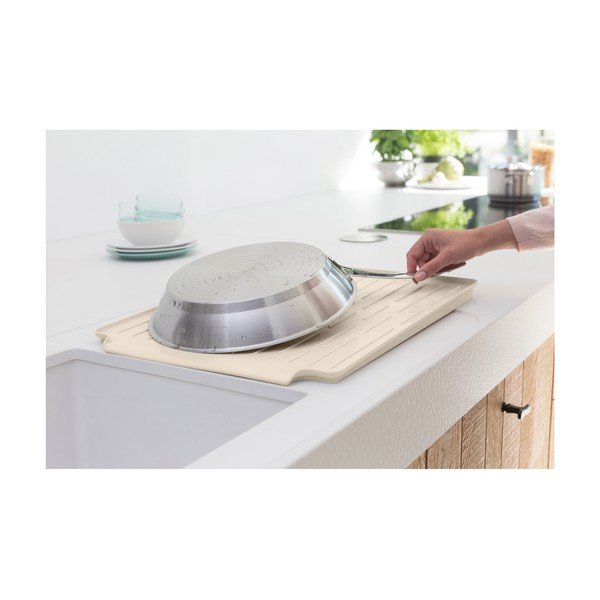Smėlio spalvos iš metalo kiaurasamtis 49x38,5 cm – Brabantia-image-2