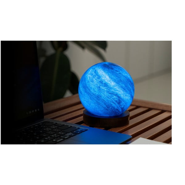 Tamsios natūralios spalvos šviečianti dekoracija USB ø 12 cm Galaxy Breeze – Gingko-image-1