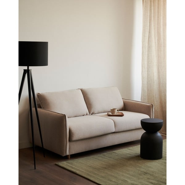Sulankstoma sofa smėlio spalvos 185 cm Carlota – Kave Home-image-1