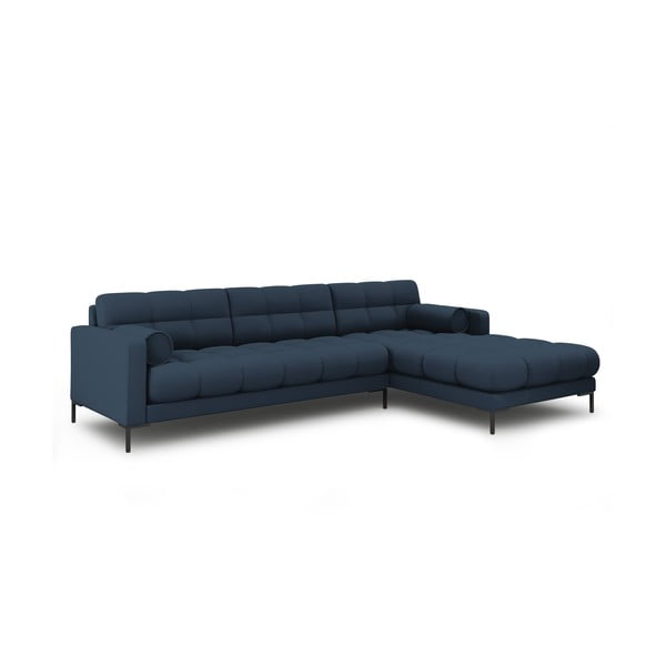 Kampinė sofa mėlynos spalvos (su dešiniuoju kampu) Bali – Cosmopolitan Design-image-3