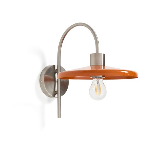 Oranžinės spalvos sieninė lempa ø 27 cm Nuvira – Kave Home