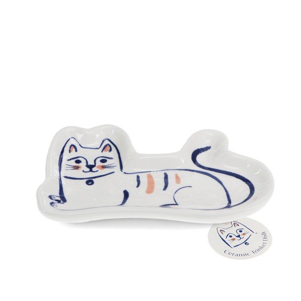 Iš keramikos papuošalų stovas Cat – Rex London-image-2