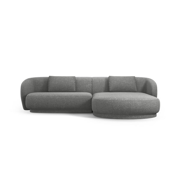 Kampinė sofa pilkos spalvos Camden – Cosmopolitan Design
