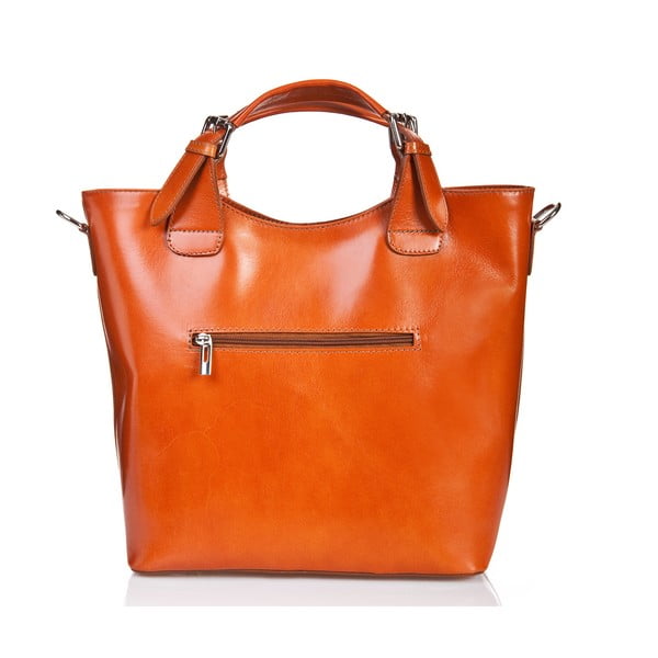 Ruda odinė rankinė Massimo Castelli Valeria-image-1