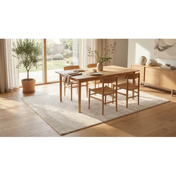 Kreminės spalvos kilimas 120x170 cm Zephyr – ESTE-image-4