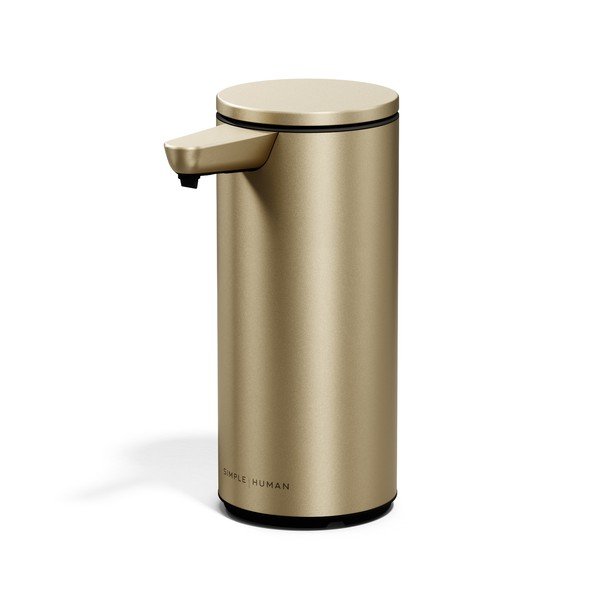 Automatinis matinės auksinės spalvos iš plieno muilo dozatorius 266 ml – simplehuman