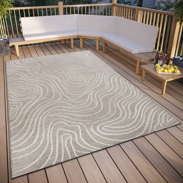 Lauko kilimas smėlio spalvos 77x150 cm – Elle Decoration-image-1