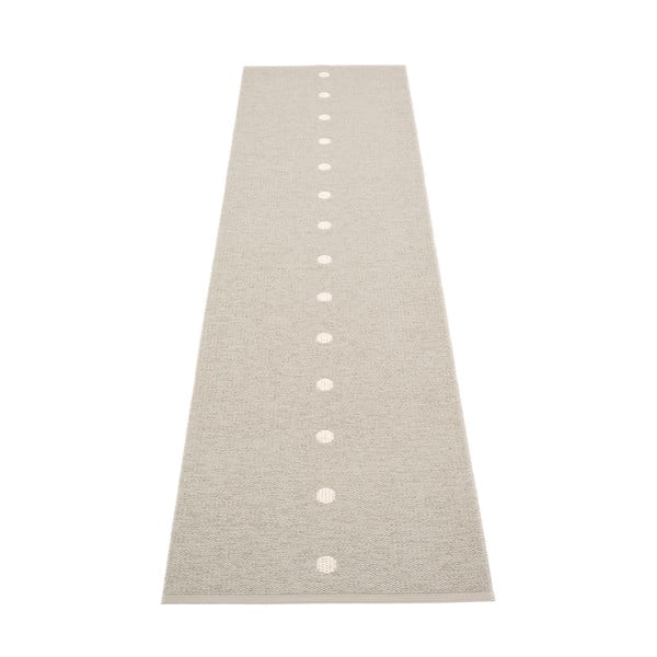 Smėlio spalvos/kreminės spalvos lauko kilimas 70x280 cm Peg Linen Vanilla – Pappelina