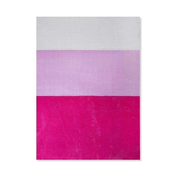 Vaikiškas kilimas Mavis Pink Stripes, 100x150 cm
