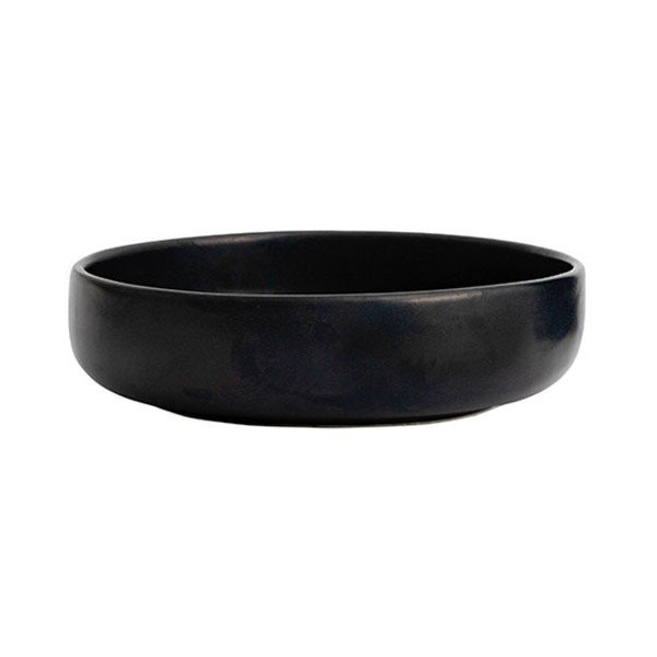 Juodos keramikos pusryčių dubuo ÅOOMI Luna, ø 16 cm
