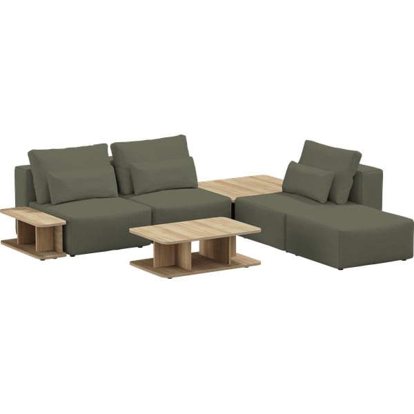 Kampinė sofa žalios spalvos (kintama) Riposo Ottimo – Sit Sit