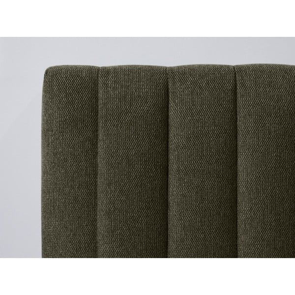 Dvigulė lova tamsiai žalios spalvos/natūralios spalvos su lovos grotelėmis 180x200 cm Oceane – Bobochic Paris-image-4