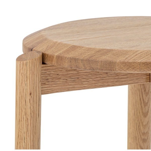 Iš ąžuolo masyvo taburetė natūralios spalvos Gil – Bloomingville-image-2