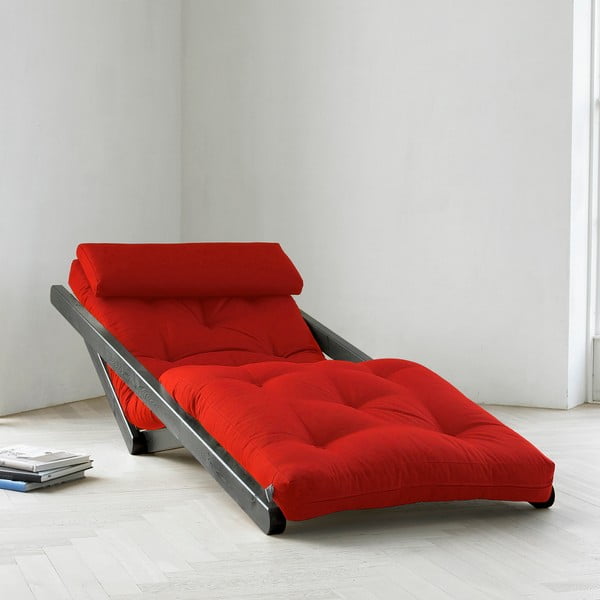 "Karup Figo" poilsio kėdė, venge/raudona, 70 cm