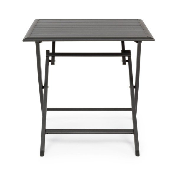 Iš aliuminio sodo šoninis staliukas 70x70 cm Elin – Bizzotto-image-2