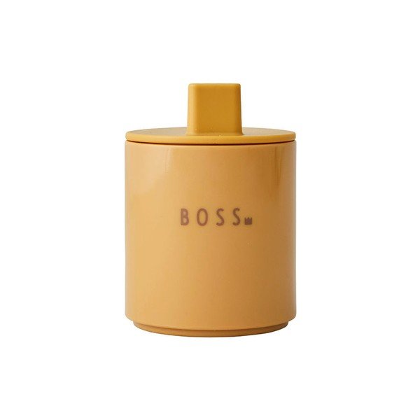 Geltonas vaikiškas puodelis Design Letters Mini Boss-image-1