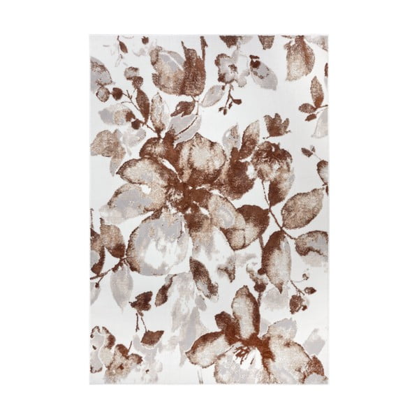 Kilimas rudos spalvos 160x235 cm Shine Floral – Hanse Home