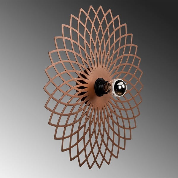 Sieninė lempa vario spalvos Fellini – Opviq lights-image-4