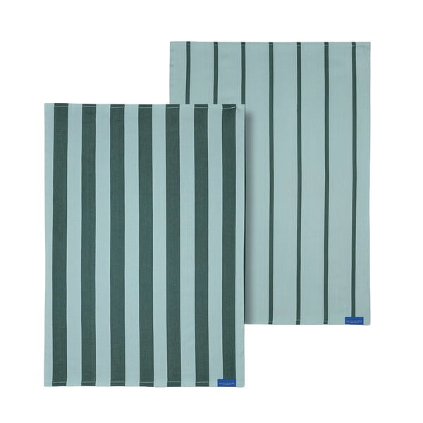Iš medvilnės virtuvės rankšluosčiai 2 vnt. 50x70 cm Stripes – Mette Ditmer Denmark