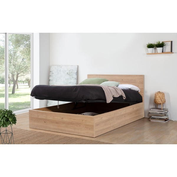 Dvigulė lova su daiktadėže ir grotelėmis 160x200 cm Kronos - Marckeric-image-1