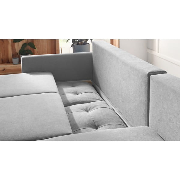 Pilka sofa lova Bobochic Paris Balio, dešinysis kampas-image-1