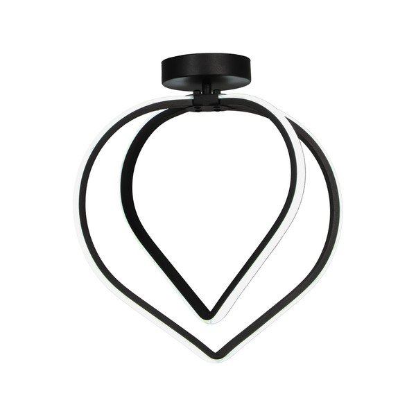 Juodos spalvos iš metalo lubinis šviestuvas LED Pars – Squid Lighting