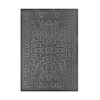 Juodos ir baltos spalvos lauko ir vidaus kilimas 120x170 cm Duet Kona – NORTHRUGS