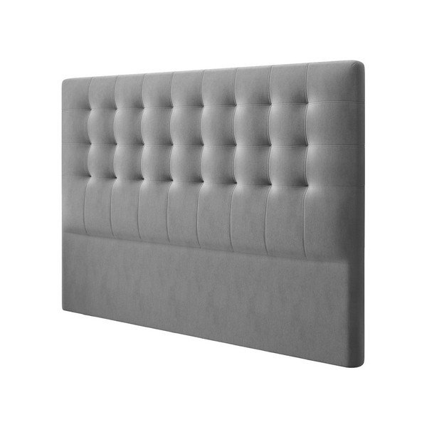 Pilkas aksominis galvūgalis Windsor & Co Sofas Athena, 140 x 120 cm-image-2
