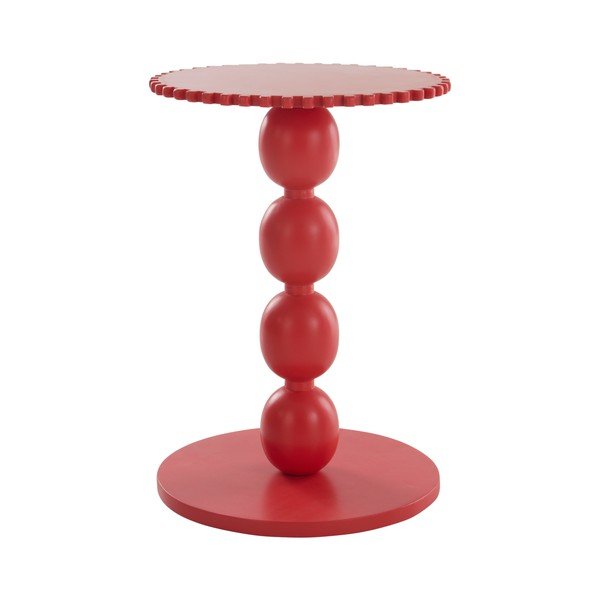 Iš mango masyvo apvalios formos šoninis stalas ø 44 cm Ives – Jotex