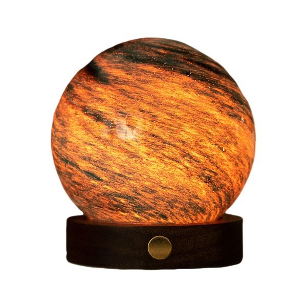 Tamsiai rudos spalvos/tamsios natūralios spalvos šviečianti dekoracija USB ø 8 cm Stellar Ocean – Gingko