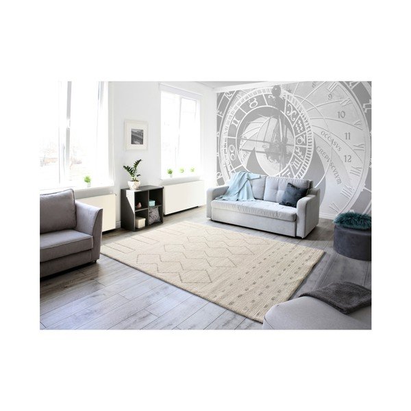 Smėlio spalvos universalus Diwali kilimas "George", 160 x 230 cm-image-1