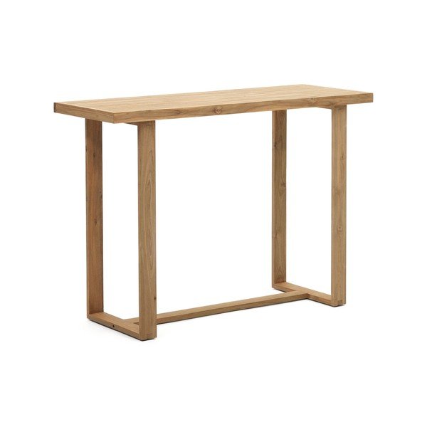 Iš tikmedžio masyvo sodo baro stalas 140x70 cm Canadell – Kave Home