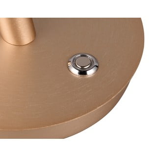Stalinis šviestuvas auksinės spalvos LED (aukštis 56 cm) su metaliniu gaubtu Nala – Trio Select