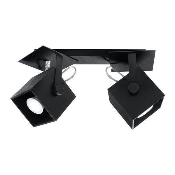 Juodas lubinis šviestuvas Sollux Noe Dos-image-1