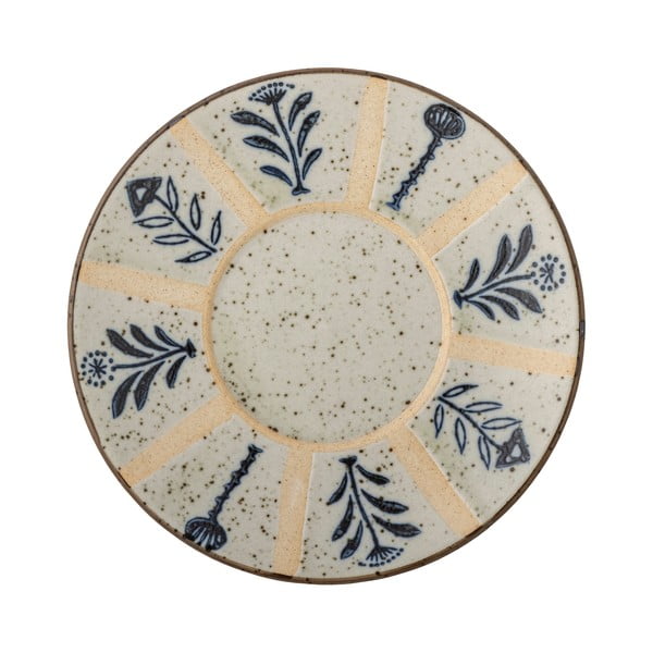 Desertinė iš akmens masės lėkštė šviesiai mėlynos spalvos/kreminės spalvos ø 16 cm Leonie – Bloomingville