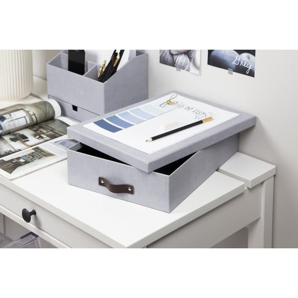 Biuro organizatorius dokumentams iš kartono Oskar – Bigso Box of Sweden-image-1