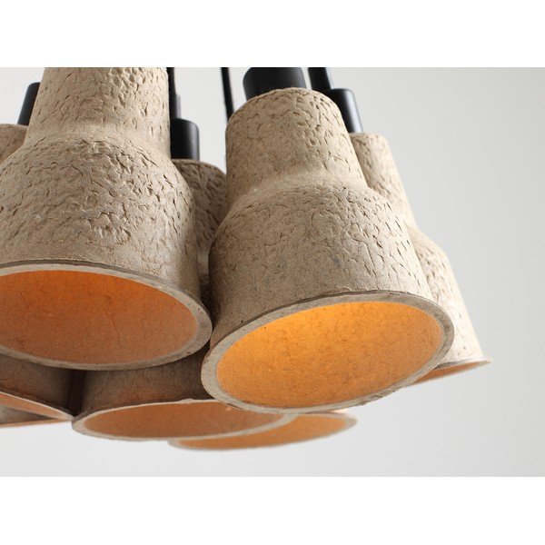 Kabantis šviestuvas smėlio spalvos ø 32 cm Celulo – CustomForm-image-4