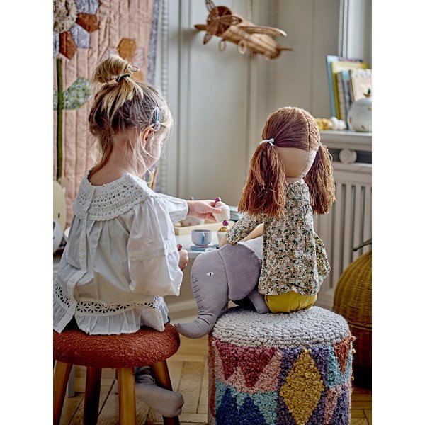 Iš boucle vaikiškas pufas Miaki – Bloomingville Mini-image-4