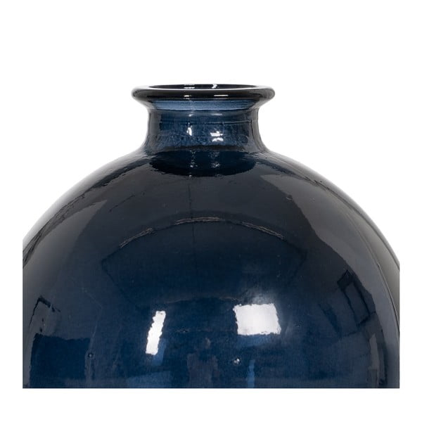 Rankų darbo vaza tamsiai mėlynos spalvos (aukštis 18 cm) – Ixia-image-2
