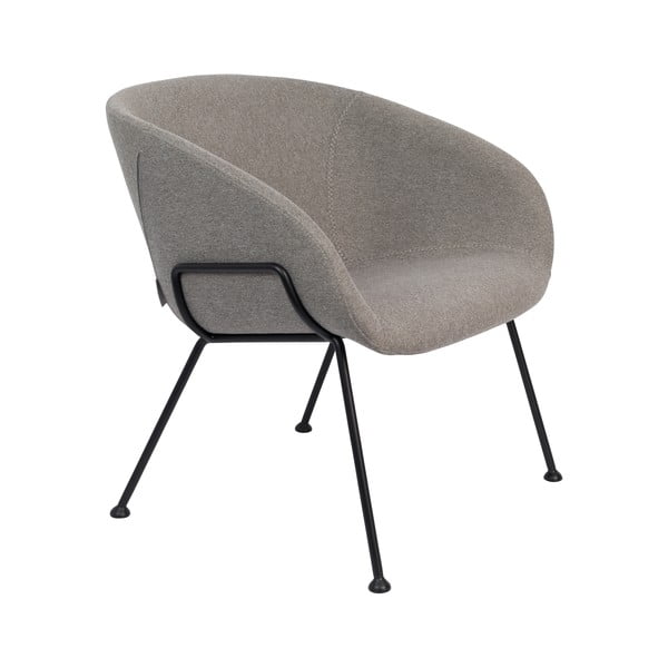 Pilkas fotelis Zuiver Feston