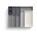 Pilkas reguliuojamų stalčių organizatorius Joseph Joseph Blox