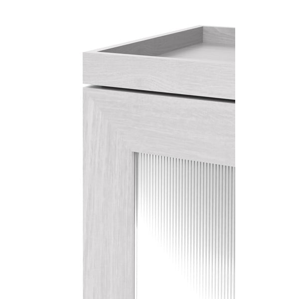 Balta ąžuolinė vonios kambario spintelė Wireworks Mezza-image-1