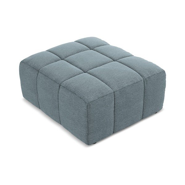 Mėlynos spalvos taburetė iš boucle Aloha – Makamii-image-2