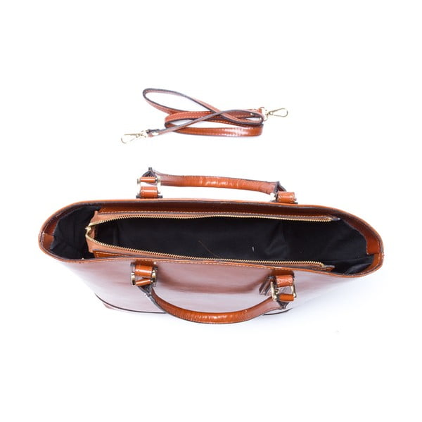 Odinė rankinė Sofia Cardoni 3016 Cognac-image-1