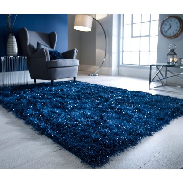 Mėlynas kilimas Flair Rugs Dazzle, 60 x 110 cm-image-4