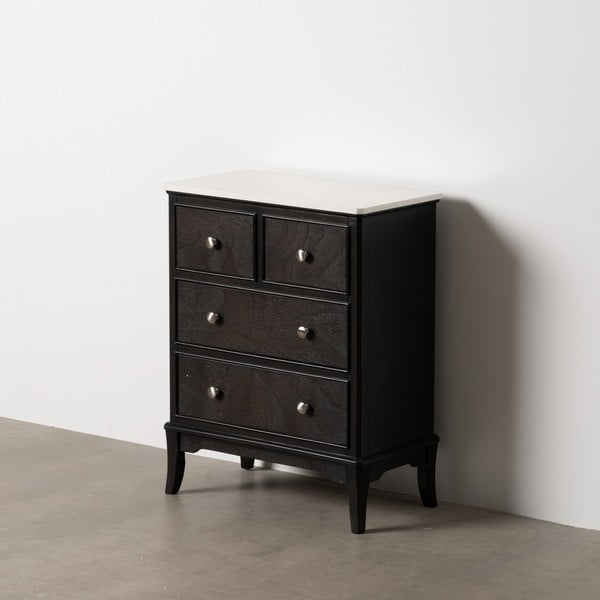 Juodos spalvos šoninė spintelė 60x75,5x33 cm Mods – Ixia-image-1