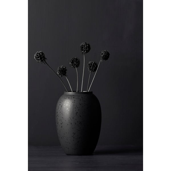 Juodos spalvos iš akmens masės vaza (aukštis 20 cm) Gastro  – Bitz-image-4